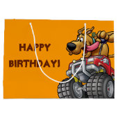 Scooby Doo-Monster Truck Large Cadeautasje (Achterkant)