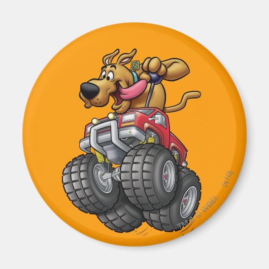 Scooby Doo-Monster Truck Magneet (Voorkant)