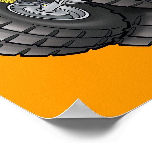 Scooby Doo-Monster Truck Poster (Hoek)