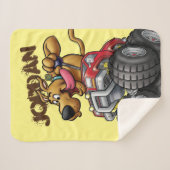 Scooby-Doo Monster Truck Sherpa Deken (Voorkant (horizontaal))