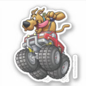 Scooby Doo-Monster Truck Sticker (Voorkant)