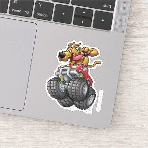 Scooby Doo-Monster Truck Sticker