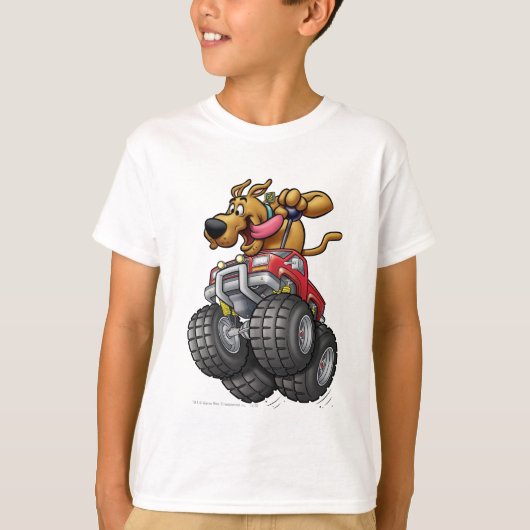 Scooby Doo-Monster Truck T-shirt (Voorkant)