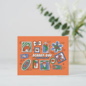 Scooby-Doo Muur van Halloween Lijstframes Briefkaart (Staand voorkant)