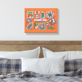 Scooby-Doo Muur van Halloween Lijstframes Canvas Afdruk (Insitu (Slaapkamer))