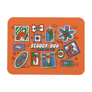 Scooby-Doo Muur van Halloween Lijstframes Magneet