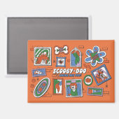 Scooby-Doo Muur van Halloween Lijstframes Magneet (Voorkant / Achterkant)