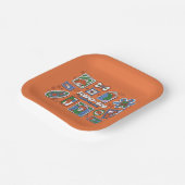 Scooby-Doo Muur van Halloween Lijstframes Papieren Bordje (Gebogen)