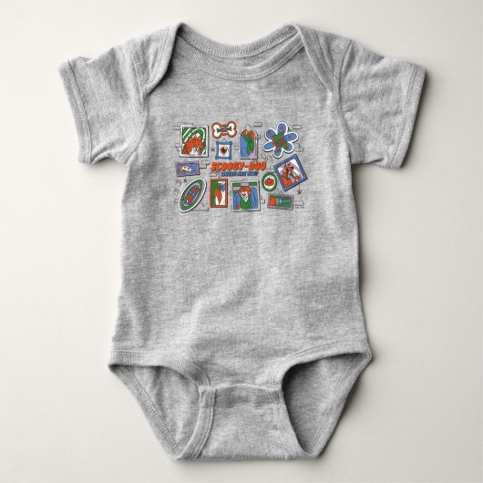Scooby-Doo Muur van Halloween Lijstframes Romper (Voorkant)