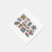 Scooby-Doo Muur van Halloween Lijstframes Servet (Hoek)