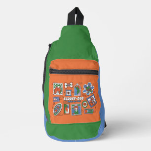 Scooby-Doo Muur van Halloween Lijstframes Sling Bag