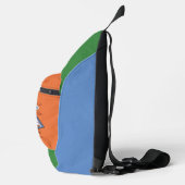 Scooby-Doo Muur van Halloween Lijstframes Sling Bag (Rechts)