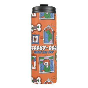 Scooby-Doo Muur van Halloween Lijstframes Thermosbeker