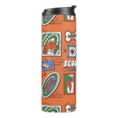 Scooby-Doo Muur van Halloween Lijstframes Thermosbeker (Gedraaid links)