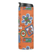 Scooby-Doo Muur van Halloween Lijstframes Thermosbeker (Geroteerd rechts)
