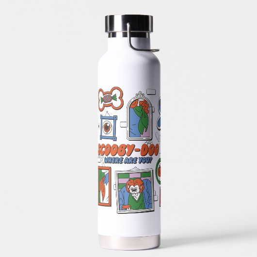 Scooby-Doo Muur van Halloween Lijstframes Waterfles (Links)