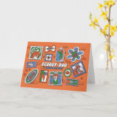Scooby-Doo Muur van Halloween Lijstjes Kaart (Gele Bloem)