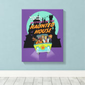 Scooby-Doo "Mysteries of the Haunted House" Canvas Afdruk (Insitu (Houten vloer))