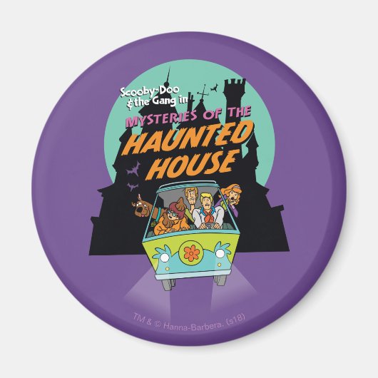 Scooby-Doo "Mysteries of the Haunted House" Magneet (Voorkant)