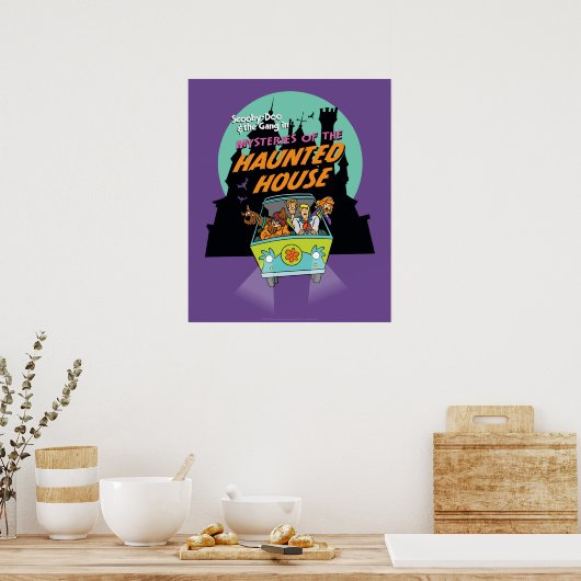 Scooby-Doo "Mysteries of the Haunted House" Poster (Keuken)