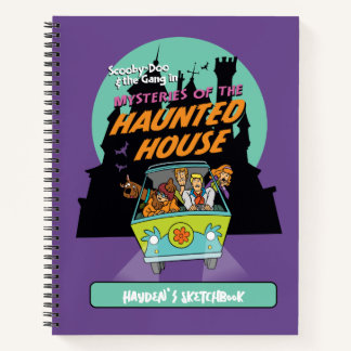 Scooby-Doo "Mysteries of the Haunted House" schets Notitieboek