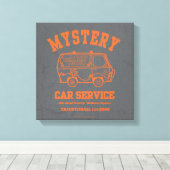 Scooby-Doo "Mystery Car Service" Grafisch Canvas Afdruk (Insitu (Houten vloer))