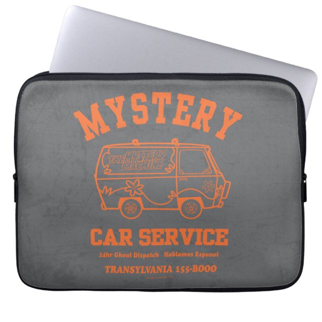Scooby-Doo "Mystery Car Service" Grafisch Laptop Sleeve (Voorkant)
