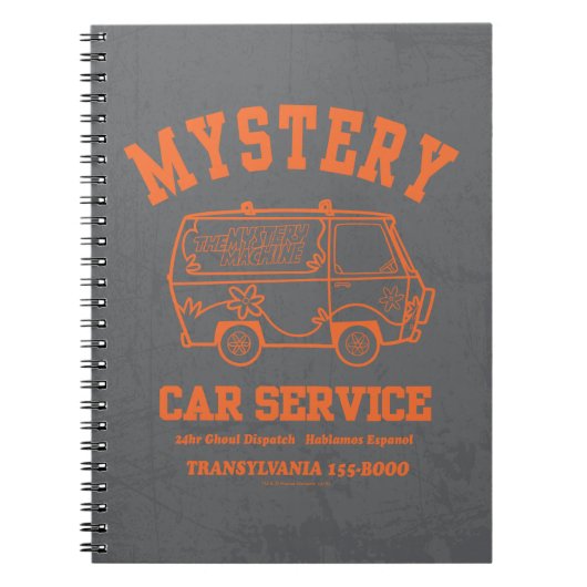 Scooby-Doo "Mystery Car Service" Grafisch Notitieboek (Voorkant)