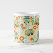 Scooby-Doo Mystery Machine Flower Pattern Grote Koffiekop (Voorkant)
