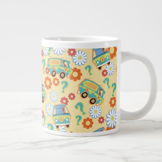 Scooby-Doo Mystery Machine Flower Pattern Grote Koffiekop (Rechts)
