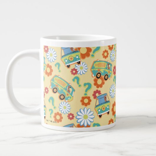 Scooby-Doo Mystery Machine Flower Pattern Grote Koffiekop (Links)