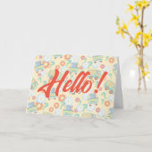 Scooby-Doo Mystery Machine Flower Pattern Kaart (Gele Bloem)