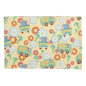 Scooby-Doo Mystery Machine Flower Pattern Kussensloop (Voorkant)