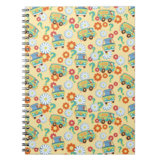 Scooby-Doo Mystery Machine Flower Pattern Notitieboek