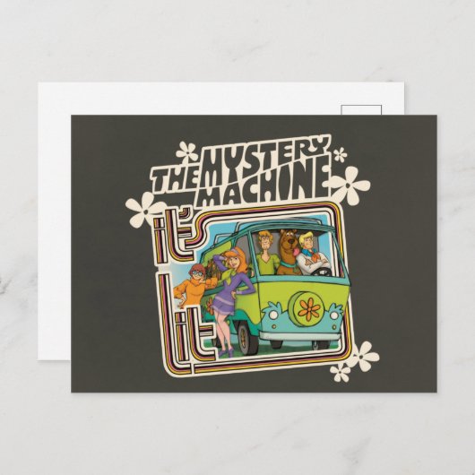 Scooby-Doo | Mystery Machine Grafisch | Briefkaart (Voorkant / Achterkant)