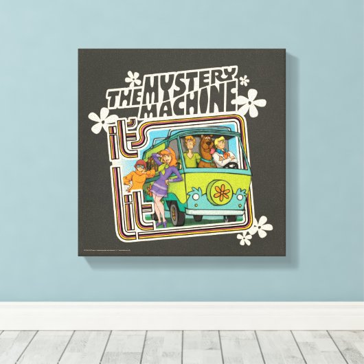 Scooby-Doo | Mystery Machine Grafisch | Canvas Afdruk (Insitu (Houten vloer))