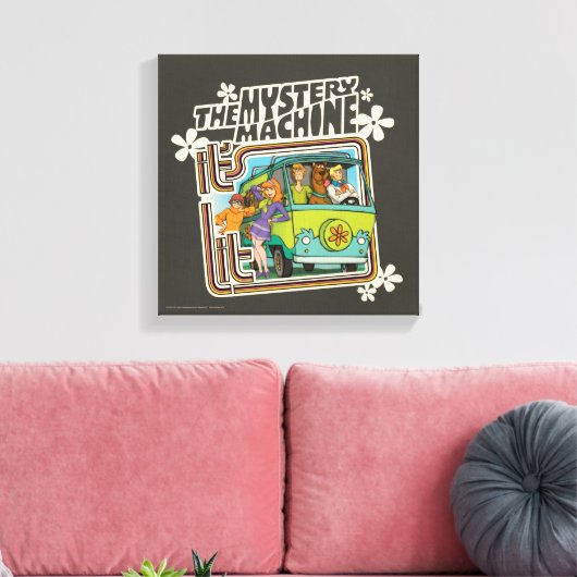 Scooby-Doo | Mystery Machine Grafisch | Canvas Afdruk (Insitu (Woonkamer))