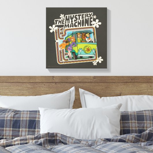 Scooby-Doo | Mystery Machine Grafisch | Canvas Afdruk (Insitu (Slaapkamer))
