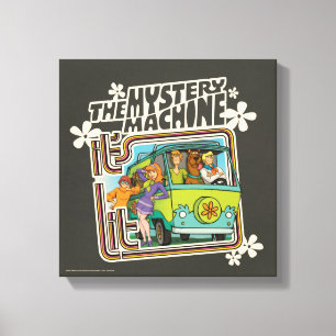 Scooby-Doo   Mystery Machine Grafisch   Canvas Afdruk