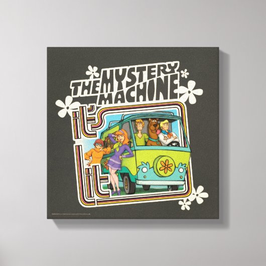 Scooby-Doo | Mystery Machine Grafisch | Canvas Afdruk (Voorkant)