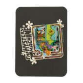 Scooby-Doo | Mystery Machine Grafisch | Magneet (Verticaal)