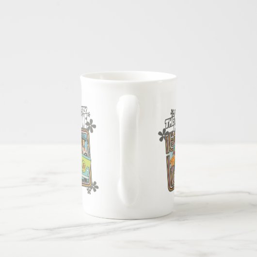 Scooby-Doo | Mystery Machine Grafisch | Porselein Kop (Achterkant)