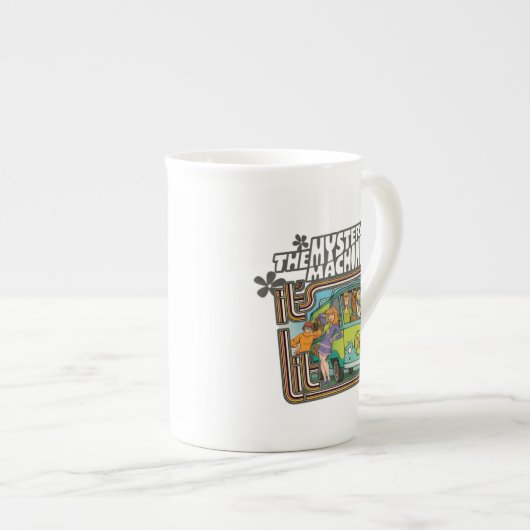 Scooby-Doo | Mystery Machine Grafisch | Porselein Kop (Voorkant rechts)