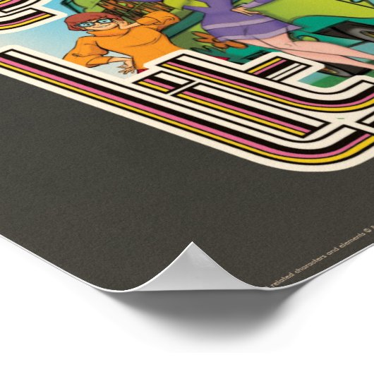 Scooby-Doo | Mystery Machine Grafisch | Poster (Hoek)