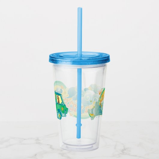 Scooby-Doo | Mystery Machine "I Brake for Pizza" Acryl Drinkbeker (Rechts)