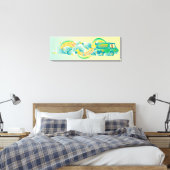 Scooby-Doo | Mystery Machine "I Brake for Pizza" Canvas Afdruk (Insitu (Slaapkamer))