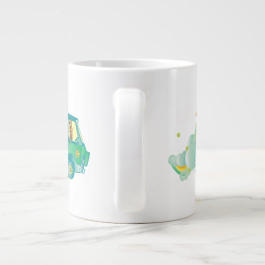 Scooby-Doo | Mystery Machine "I Brake for Pizza" Grote Koffiekop (Achterkant)