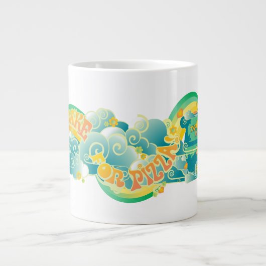 Scooby-Doo | Mystery Machine "I Brake for Pizza" Grote Koffiekop (Voorkant)