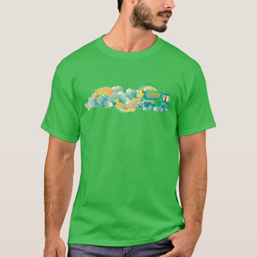 Scooby-Doo Mystery Machine "I Brake For Pizza" T-shirt (Voorkant)