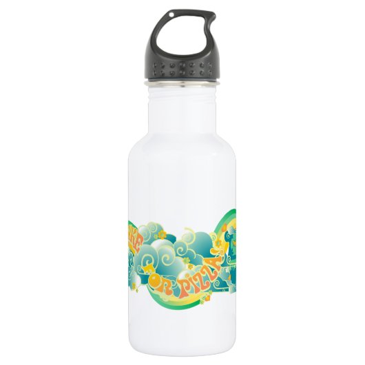 Scooby-Doo | Mystery Machine "I Brake for Pizza" Waterfles (Voorkant)